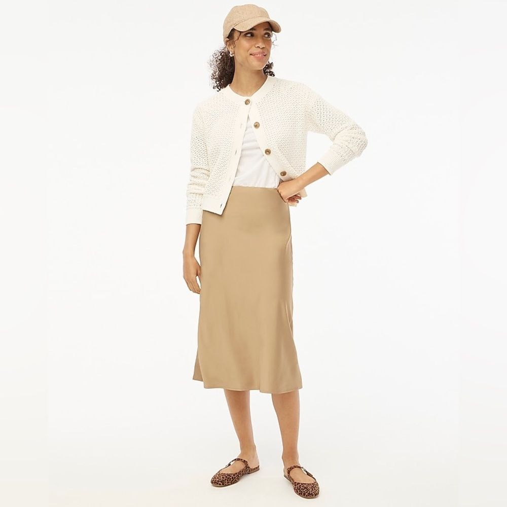 66- bt103 j crew sz s Petite slip skirt - Picture 3 of 9